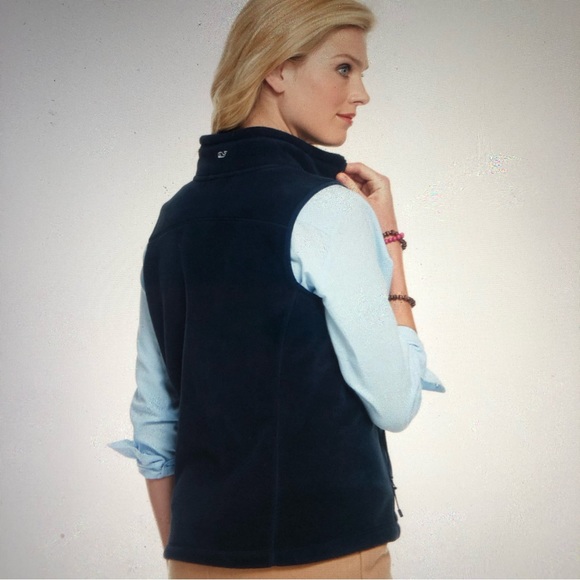 Vineyard Vines Navy Westerly Vest - Picture 2 of 6